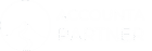 AccountaPartner white banner with a transparent background